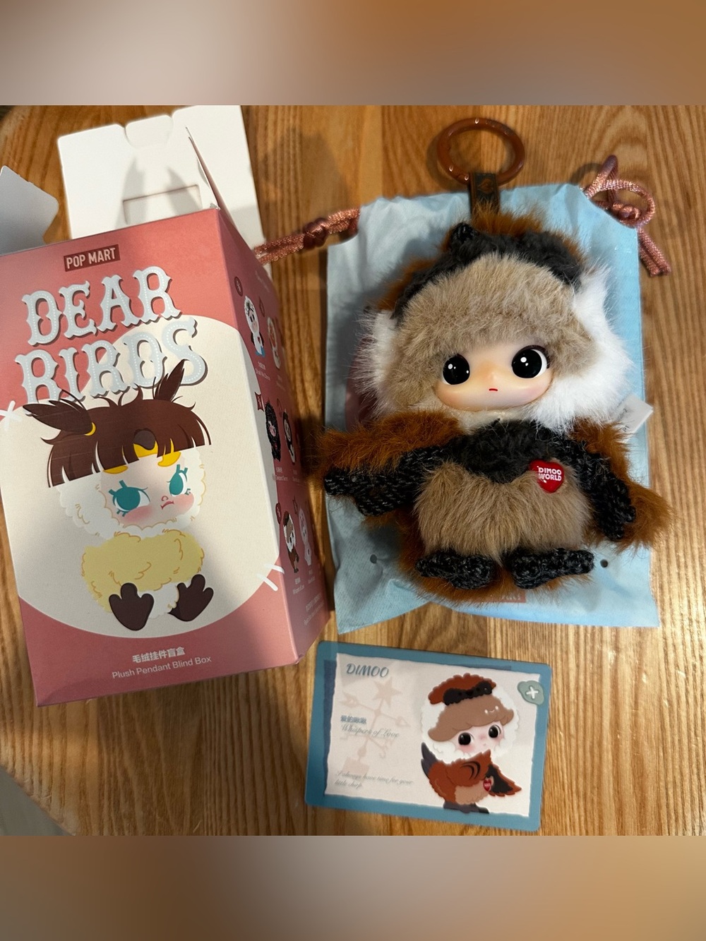 Pop Mart Dear Birds DIMOO Plush Pendant
